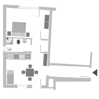apartment for 3 persons 